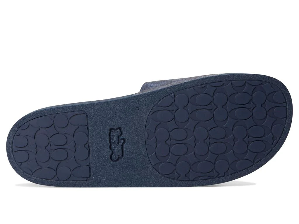 Coach Signature Coated Canvas Pool Slide 3