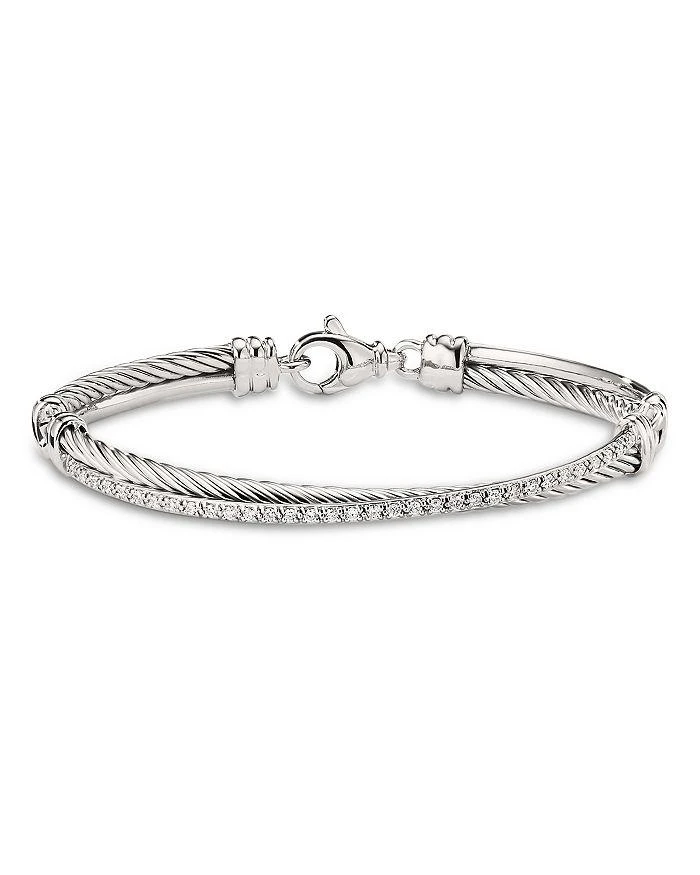 David Yurman Crossover Bracelet with Diamonds 3