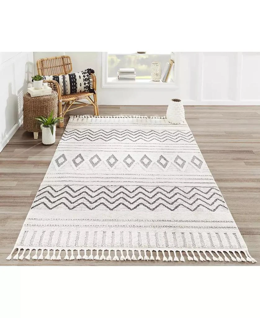 Momeni Odessa ODE-4 Gray 2'3" x 10' Runner Rug 6