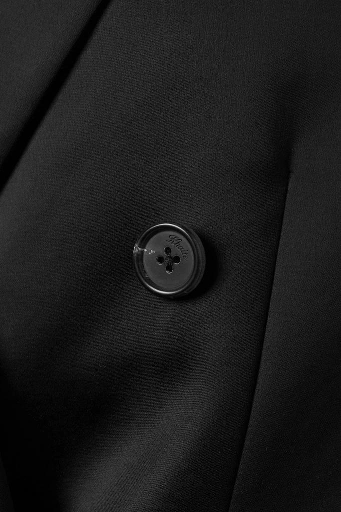 Khaite Nathan double-breasted cotton-blend satin blazer 4
