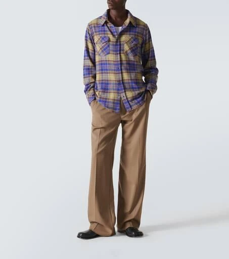 God's True Cashmere Tartan cashmere shirt 2