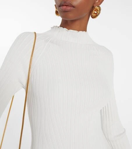 Khaite Cedar fringed maxi dress 4