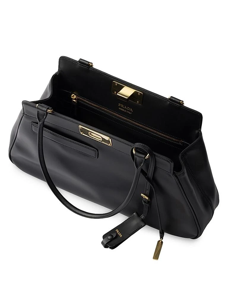 Prada Medium Leather Top Handle Bag 4
