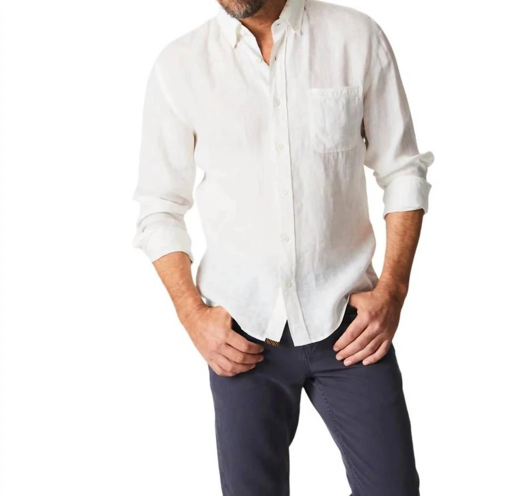 Billy Reid Billy Reid - Tuscumbia Linen Shirt Button Down Shirt 1