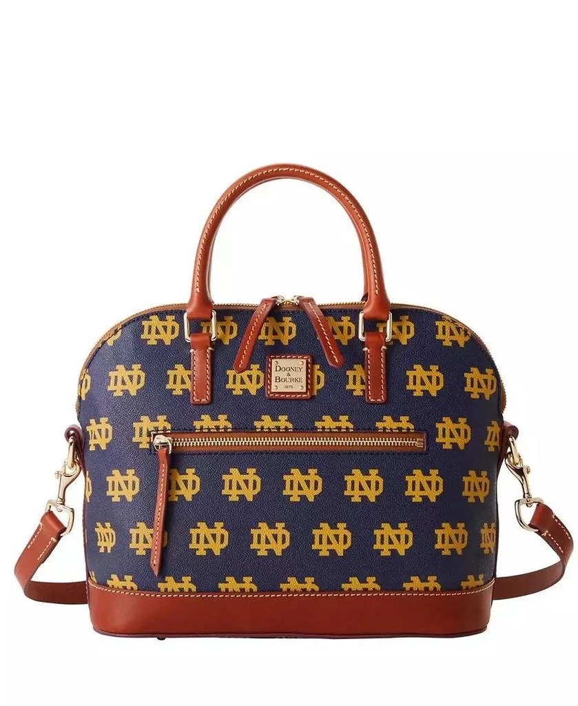 Dooney & Bourke Dooney Bourke Notre Dame Fighting Irish Signature Zip Satchel Purse 2