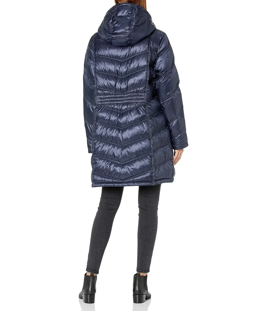 Calvin Klein Hooded Chevron Packable Down Jacket (Standard and Plus) 2