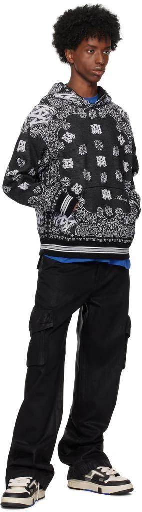 AMIRI Black & White Bandana Hoodie 4