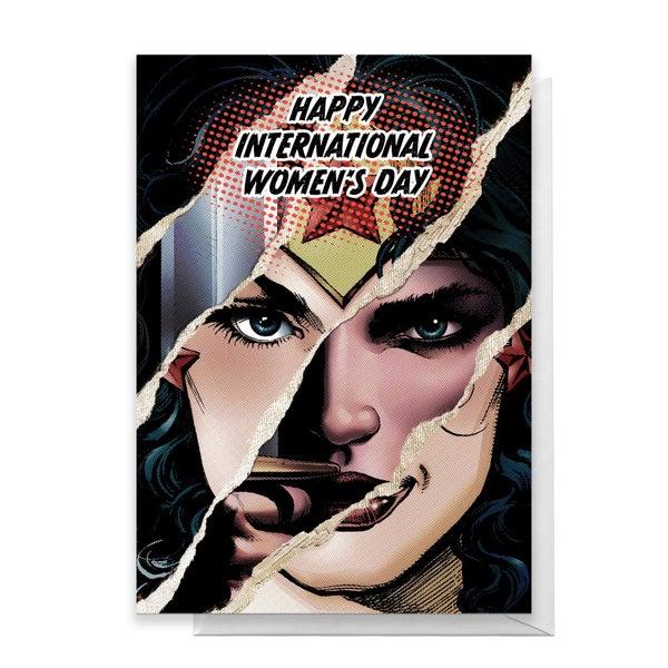 Original Hero Wonder Woman International Women's Day Greetings Card