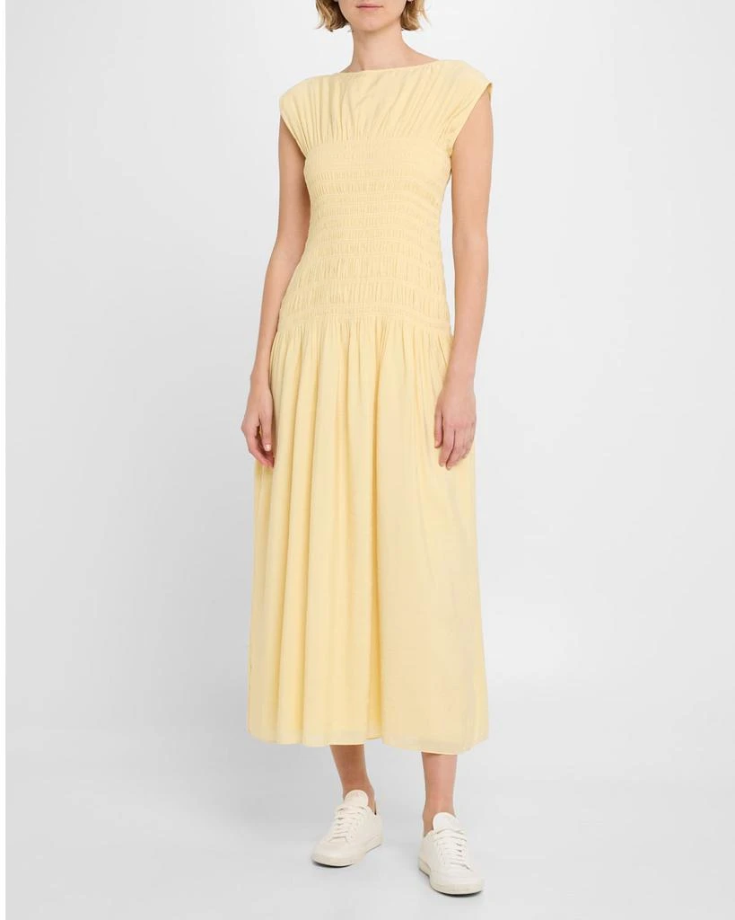 Rag & Bone Skye Smocked Drop-Waist Dress 4