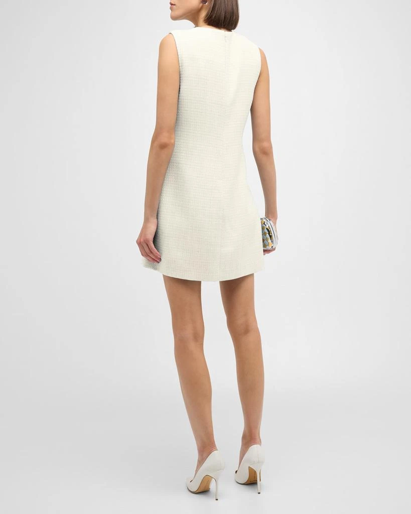 Milly Eden Cutout Embellished Tweed Mini Dress 2