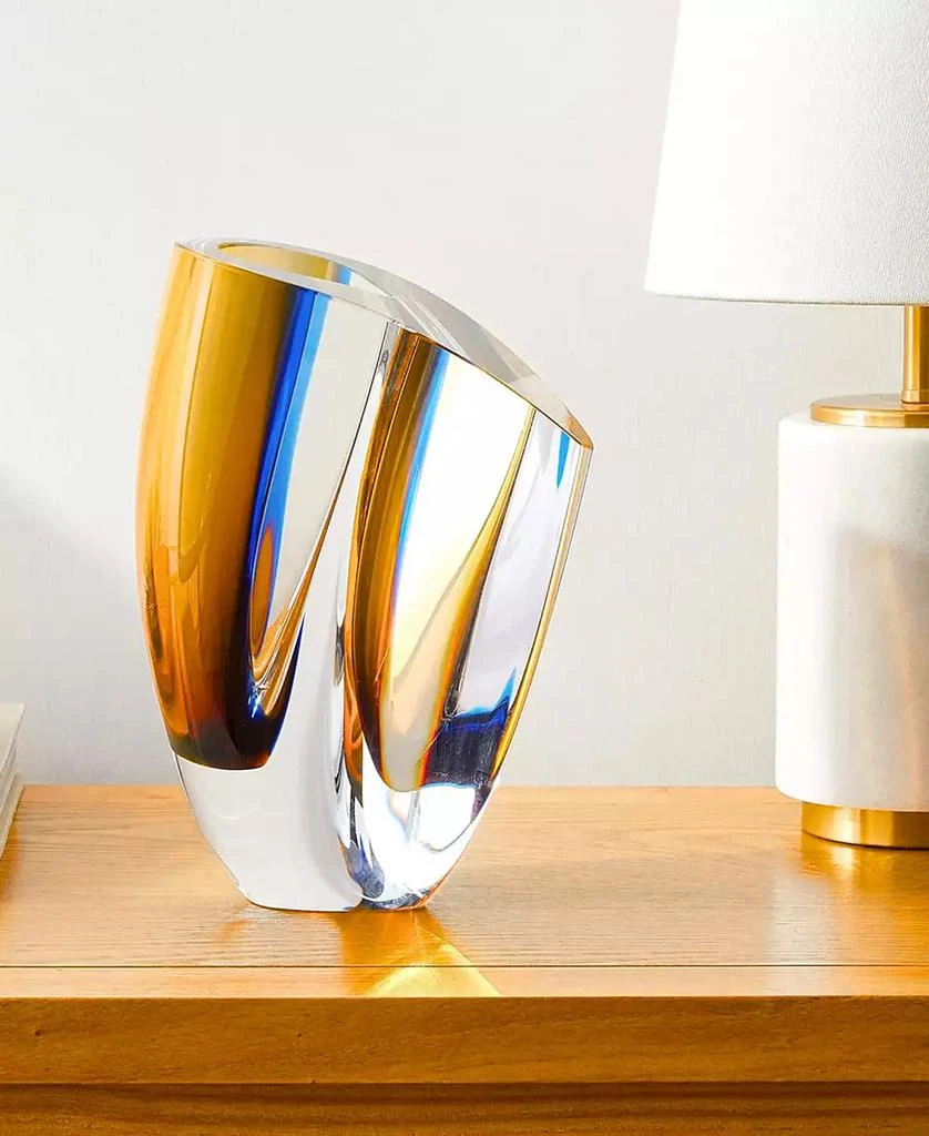 Kosta Boda 12" Mirage XL Crystal glass Vase 5