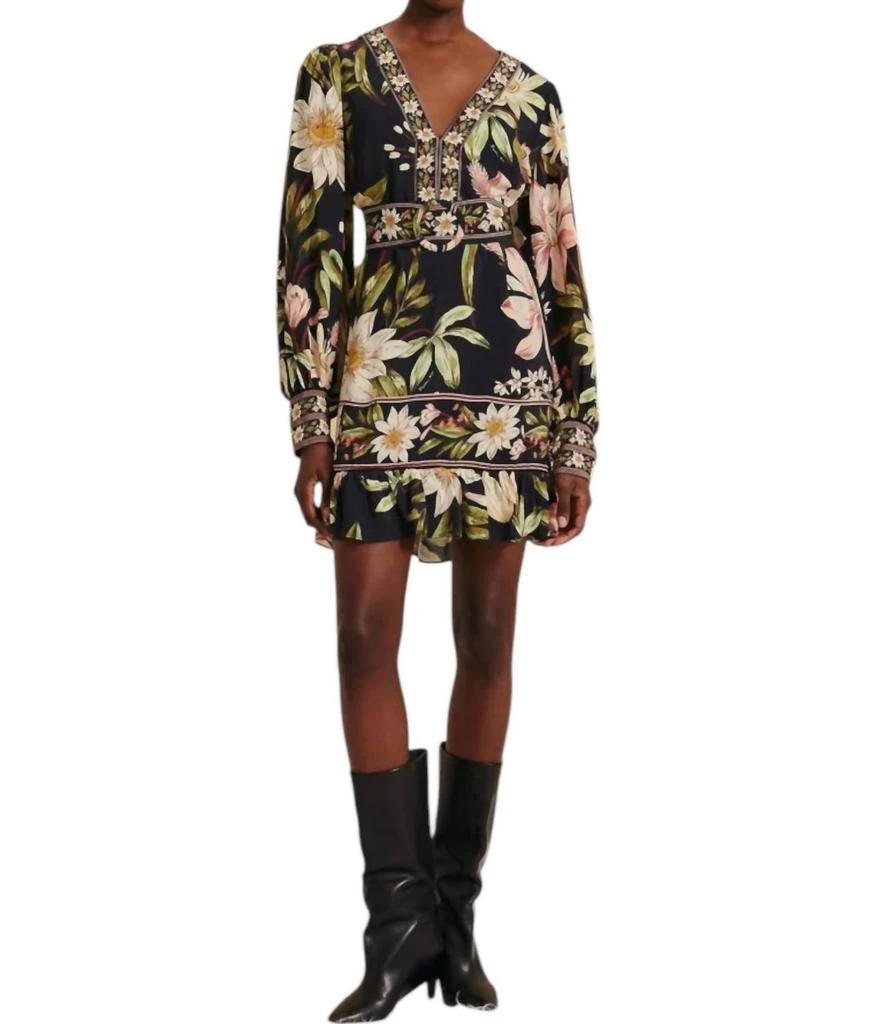 Shop Farm Rio - Surreal Flowers Long Sleeve Mini Dress on Sale at  BeyondStyle  Get 52% Off Farm Rio - Surreal Flowers Long Sleeve Mini Dress  with Limited-Time Flash Deals, Exclusive