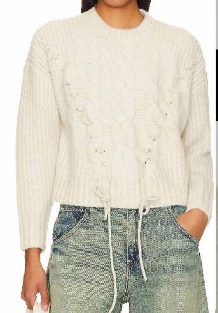 525 America DAKOTA CABLE SWEATER