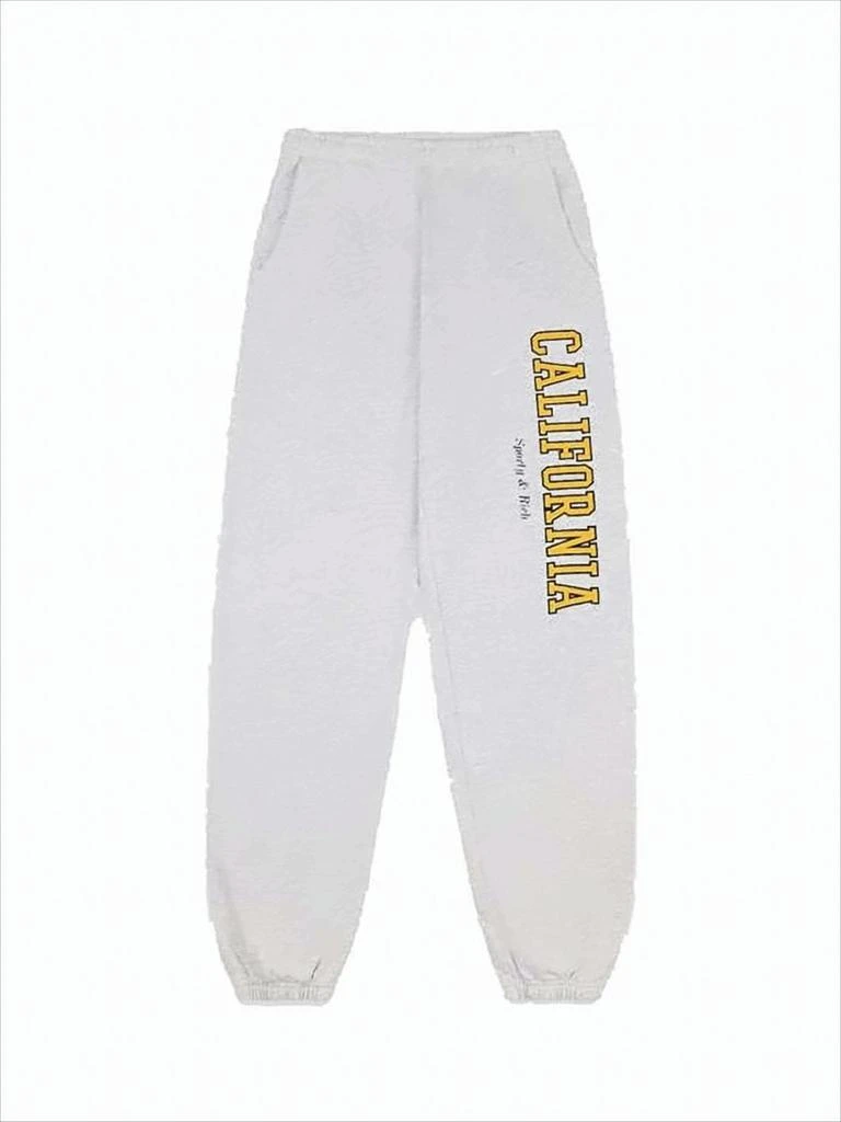 Sporty and Rich Relaxed Fit Cotton-Blend Jogger Pants
