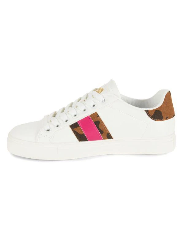 cavalli CLASS Logo Pattern Low Top Sneakers 4