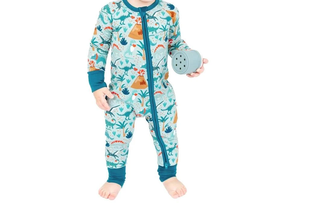 EMERSON AND FRIENDS Emerson And Friends - Lovasaurus Bamboo Convertible Baby Pajamas