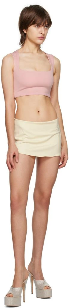 Danielle Guizio Off-White Micro Miniskirt 4