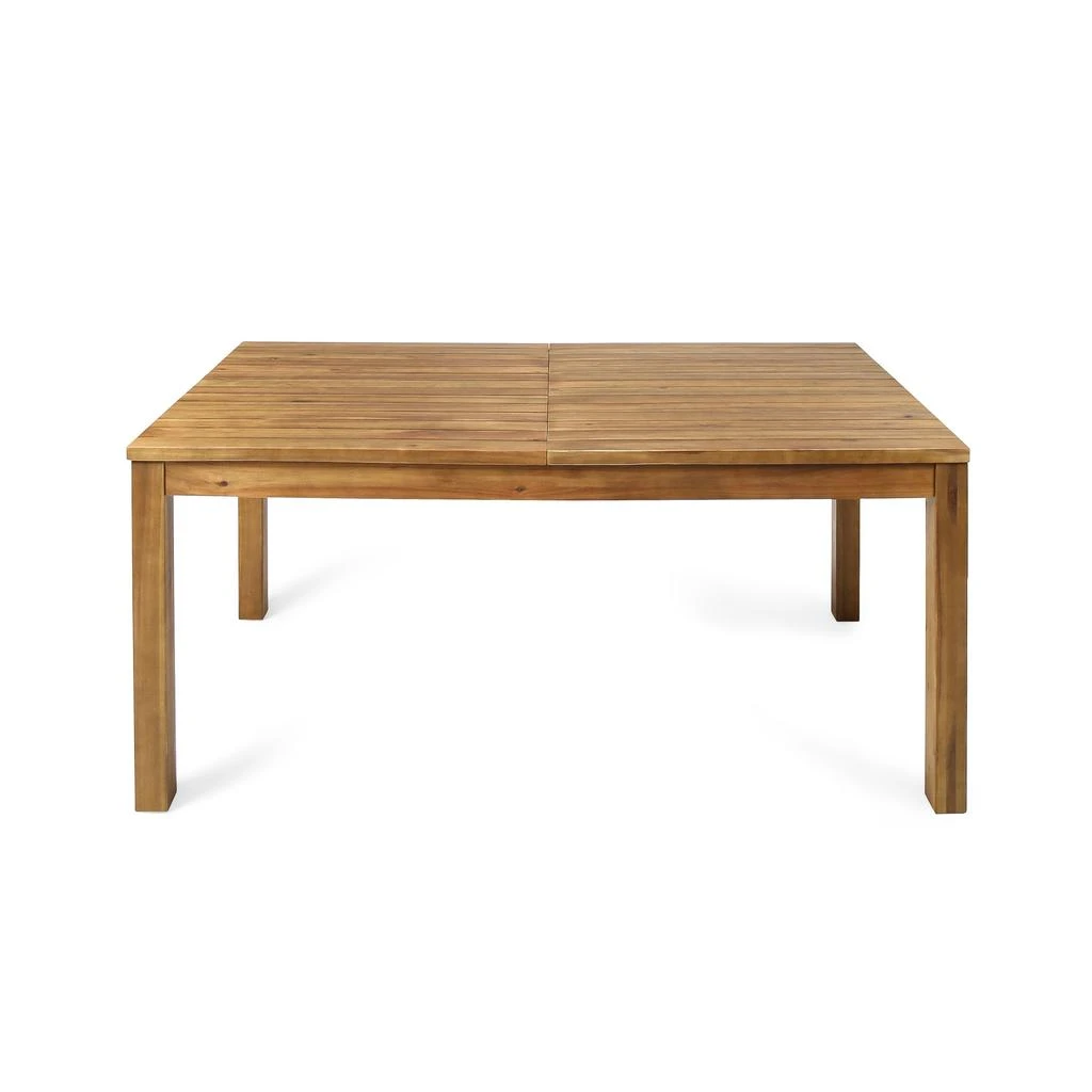 Streamdale Furniture Streamdale Rustic Acacia Expandable Dining Table 6