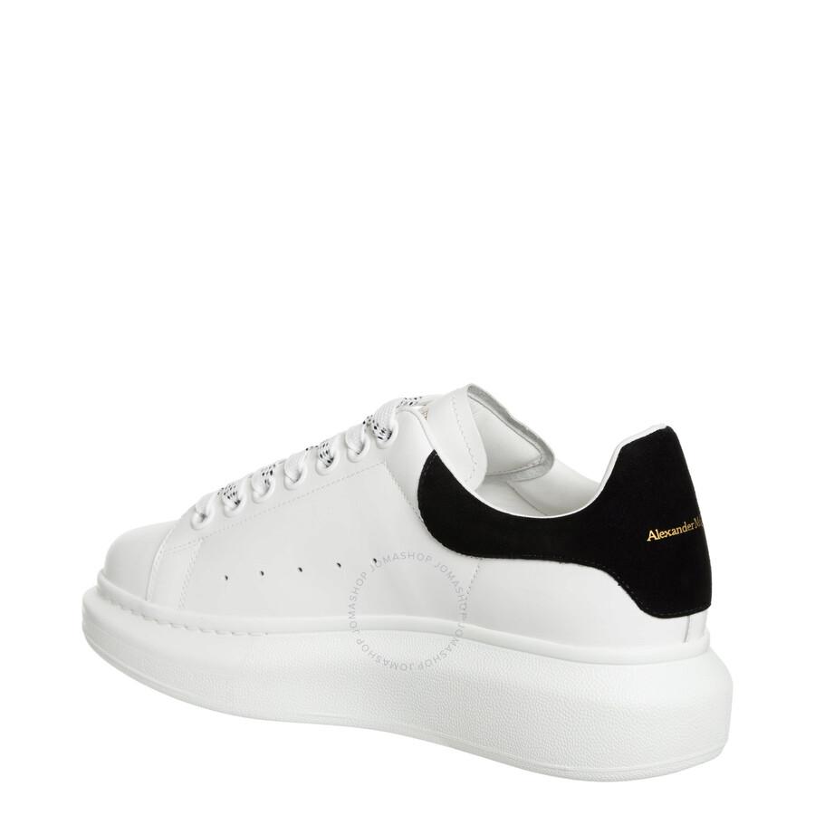 Alexander McQueen Ladies White Oversized Low-Top Sneakers