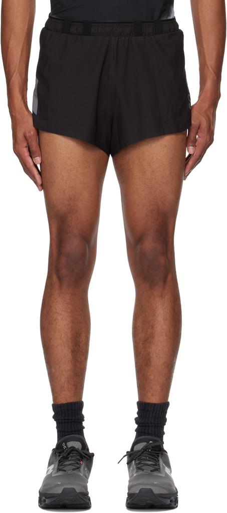 Soar Running Black Marathon Shorts