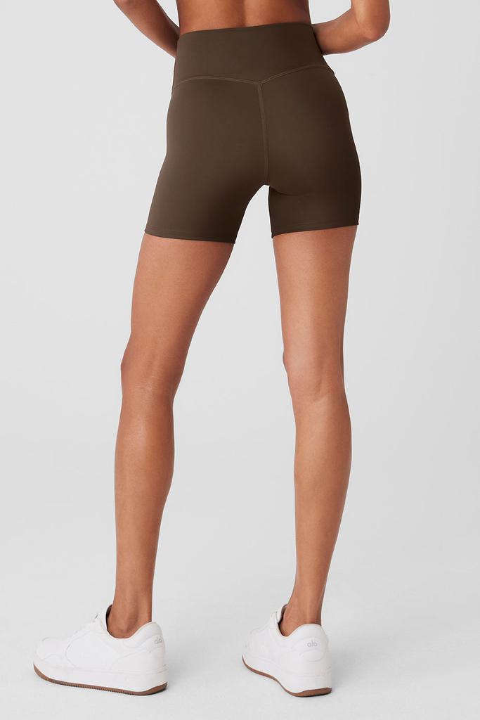 Alo 5" Airlift Energy Short - Espresso