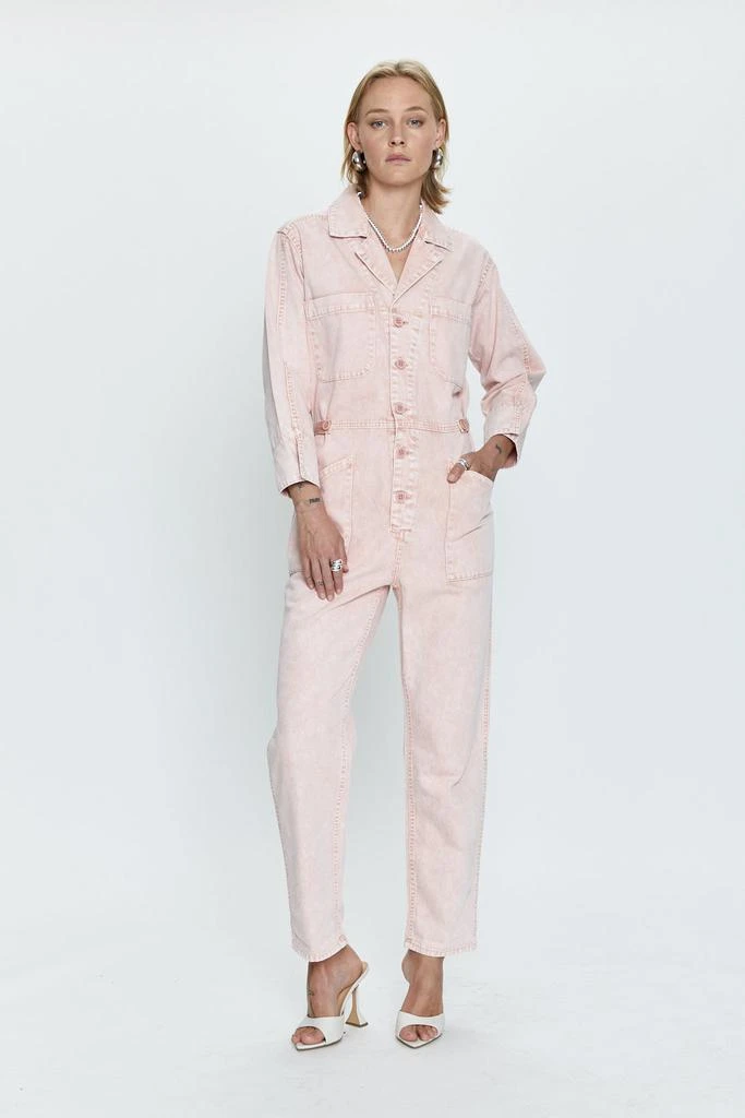 Pistola Denim Tanner Long Sleeve Field Suit - Mellow Rose Snow 1