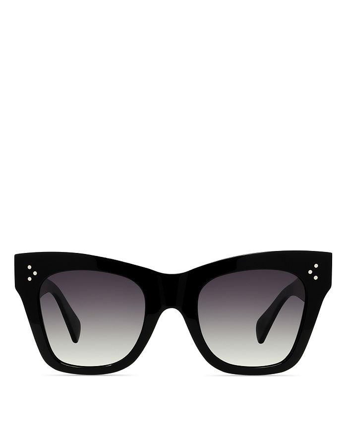 CELINE Polarized Square Sunglasses, 50mm