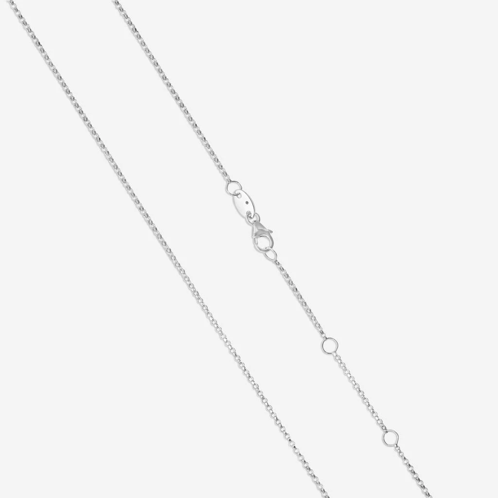 Roberto Coin Roberto Coin Domino 18K White Gold Diamond Pendant Necklace 8883335AW17X-copy 3
