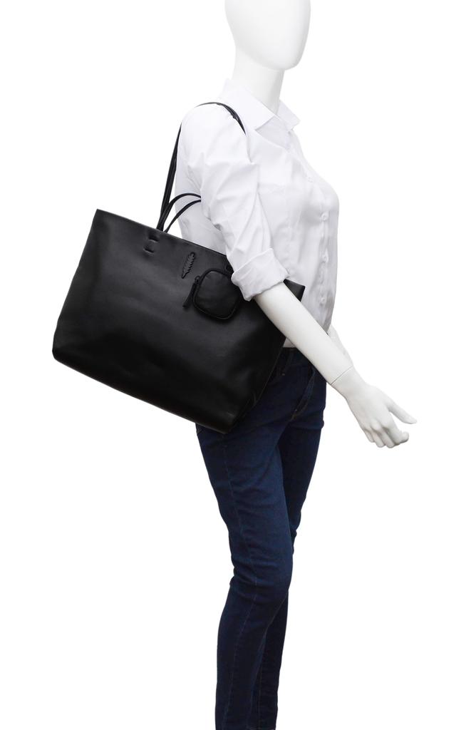 THACKER Liz East/West Leather Tote Bag