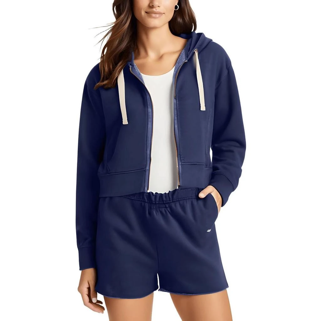 CHAMPION Womens Short Comfy Zip Hoodie 1