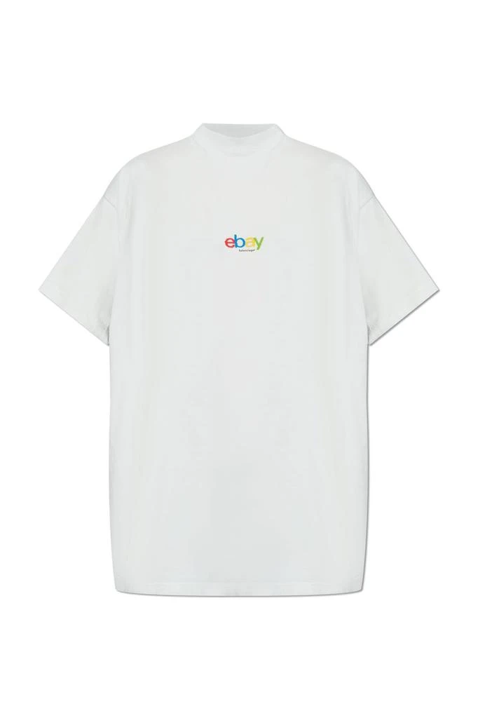 Balenciaga Balenciaga Ebay Logo Printed Crewneck Oversized T-Shirt 1