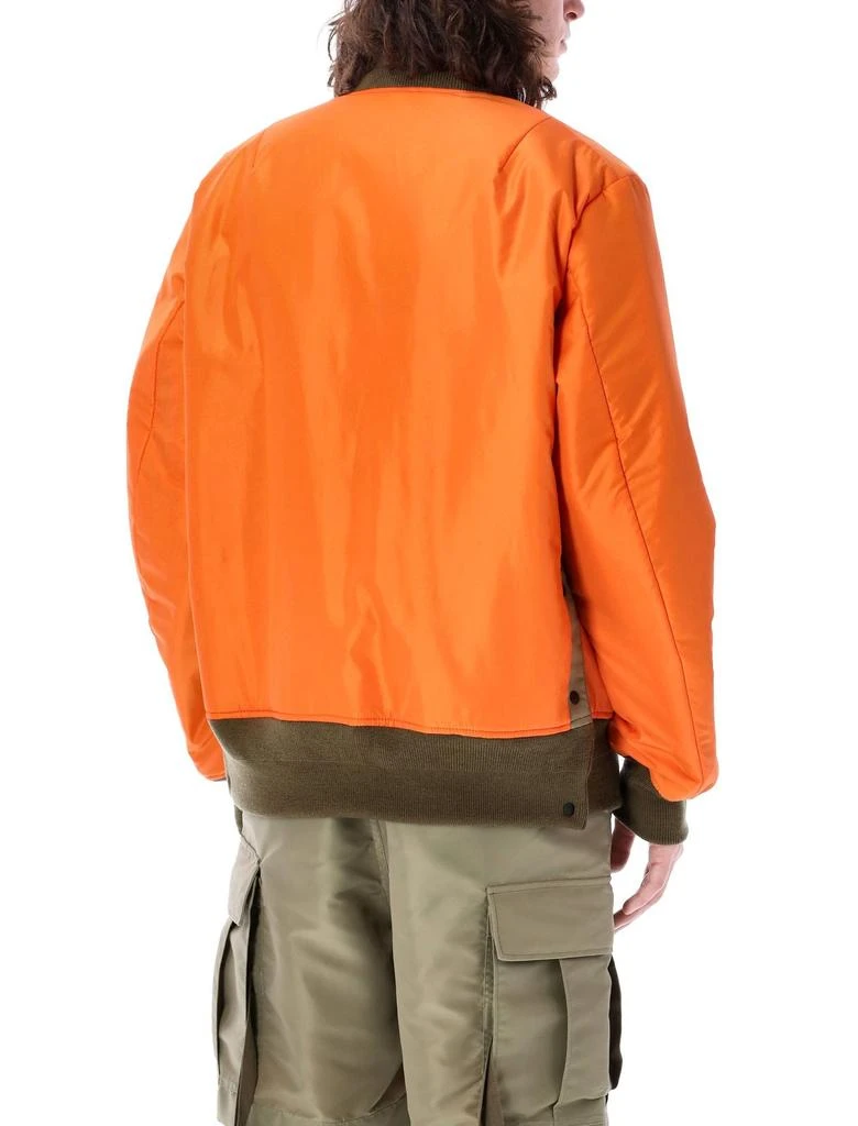Sacai Sacai Reversible Zipped Bomber Jacket 2