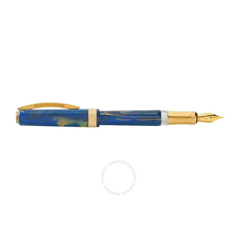 Visconti Visconti Opera Gold Fountain Pen Blue Medium Nib KP42-02-FPM 2