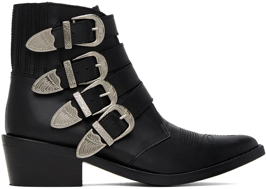 Toga Pulla Black Cowboy Boots 1