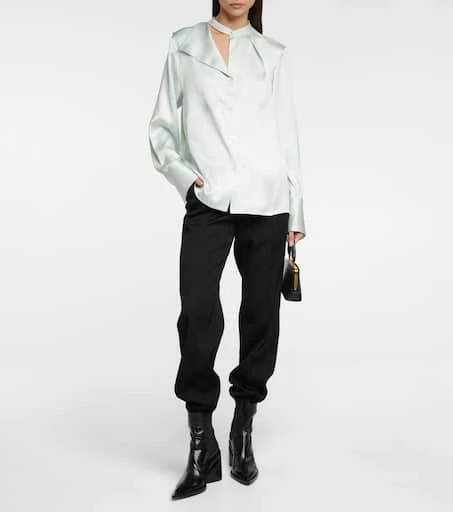 Jil Sander Virgin wool gabardine pants 2