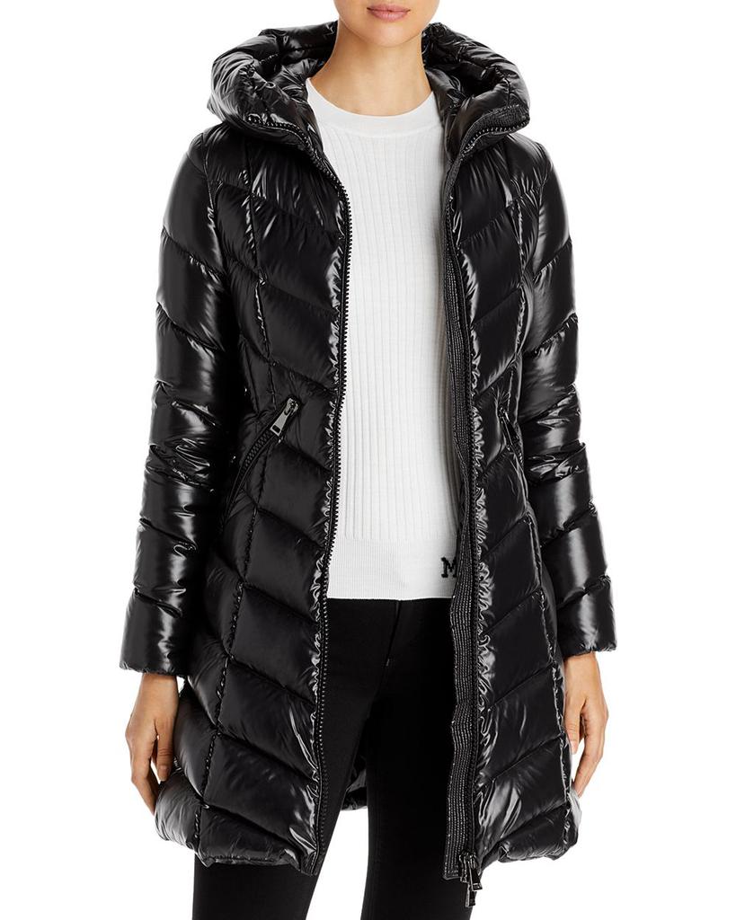 Moncler Marus Hooded Down Coat Women s Jackets Free Shipping BeyondStyle