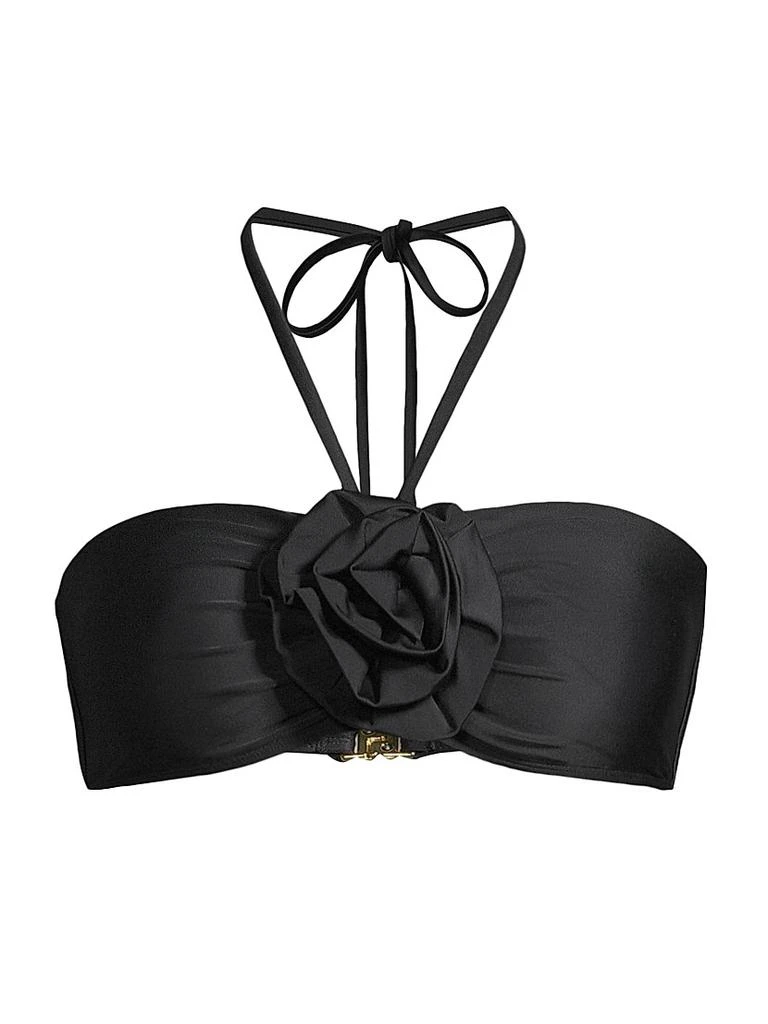 Milly Resort Rosette Halter Bikini Top Swimwear Free Shipping