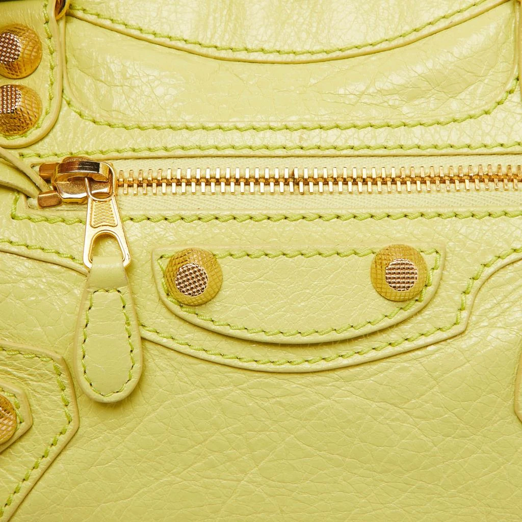 Balenciaga Balenciaga Yellow Leather Mini Classic City Bag 5
