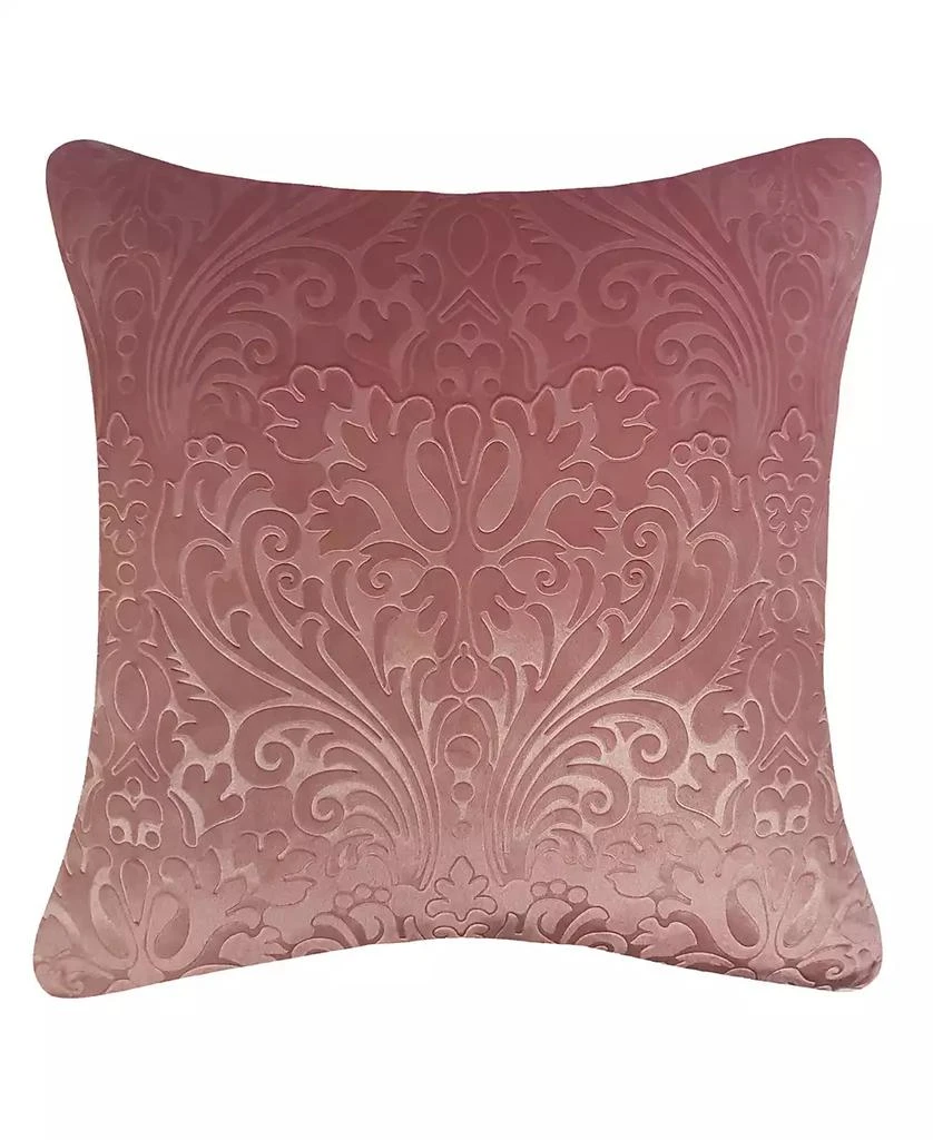 Edie@Home Embossed Velvet Decorative Pillow, 20" x 20"