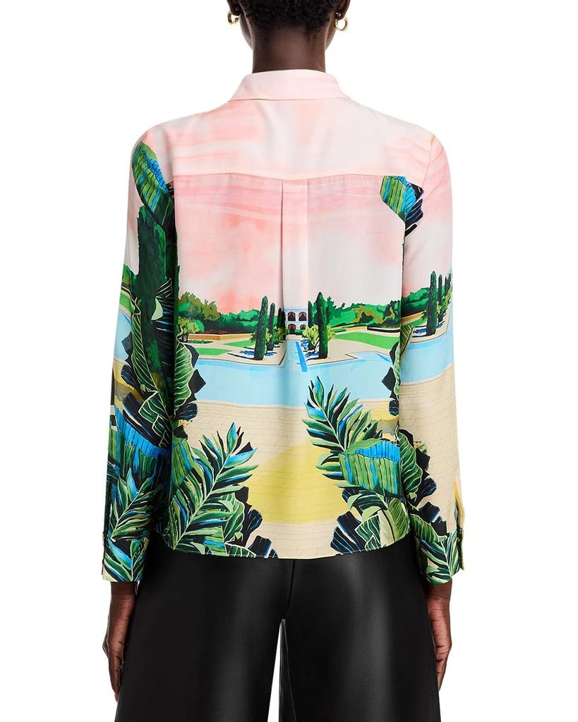 Alice + Olivia Willa Silk Blouse 3