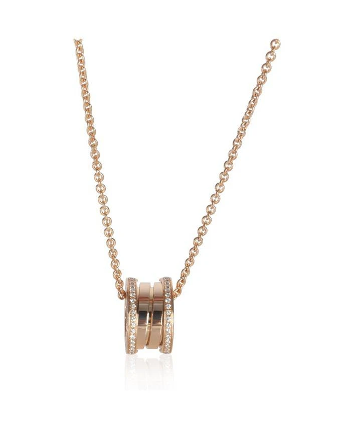 Pre-Owned Bvlgari B.zero1 18k Rose Gold Necklace