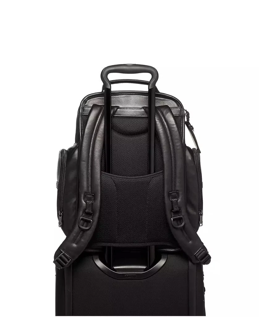 Tumi Alpha 3 Leather Brief Backack 4