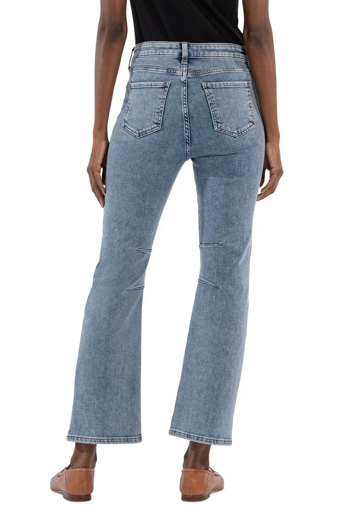 KUT from the Kloth Kelsey Seamed High Waist Ankle Flare Jeans 2