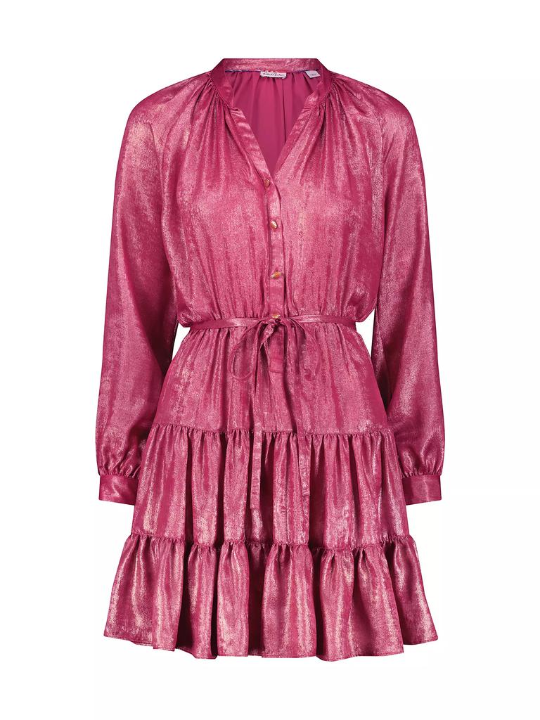 Robert Graham Sydney Metallic Tiered Minidress