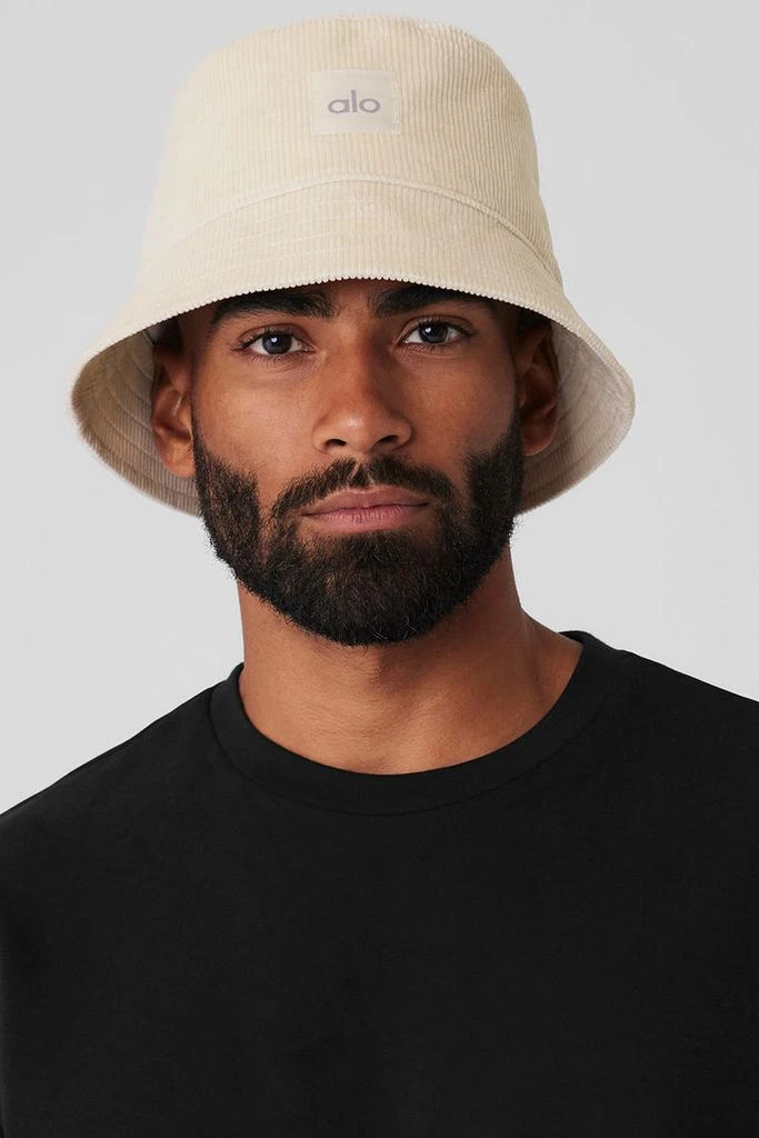 Alo Corduroy Neighborhood Bucket Hat - Bone - Hats - Compare  display picture 1