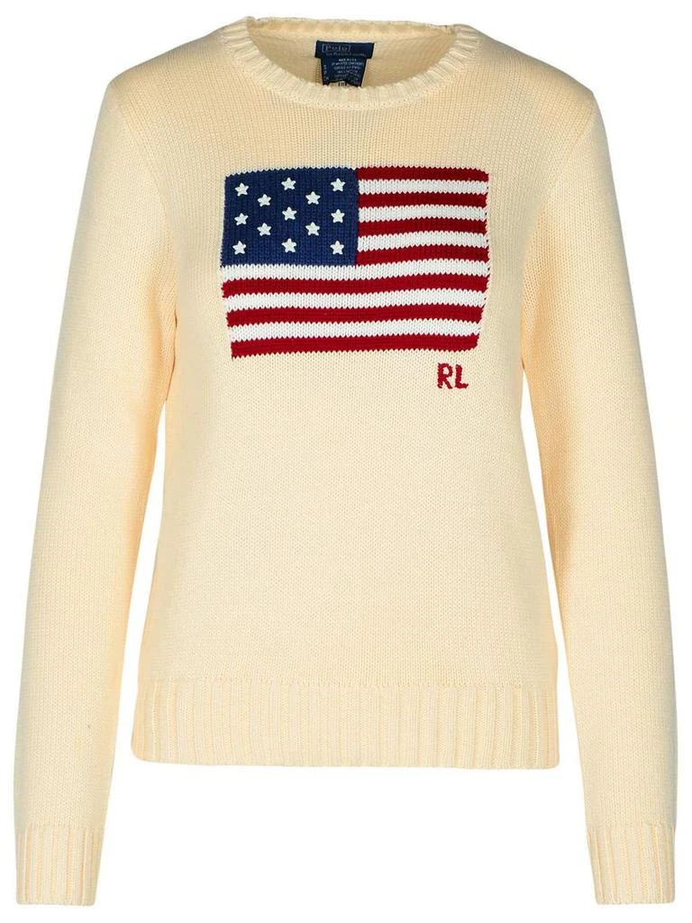 Ralph Lauren Polo Ralph Lauren Cream Cotton Sweater 1