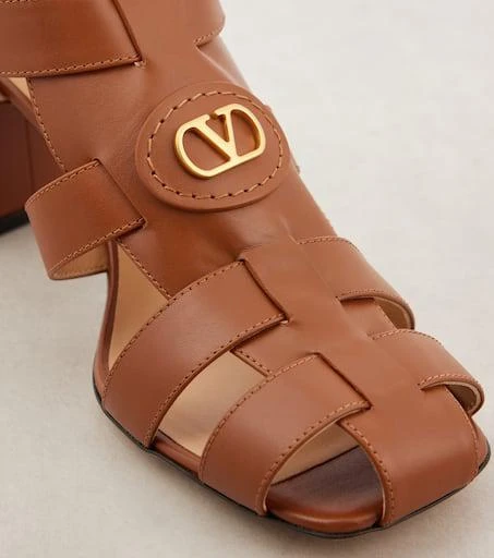 Valentino VLogo Signature 75 leather fisherman sandals 5