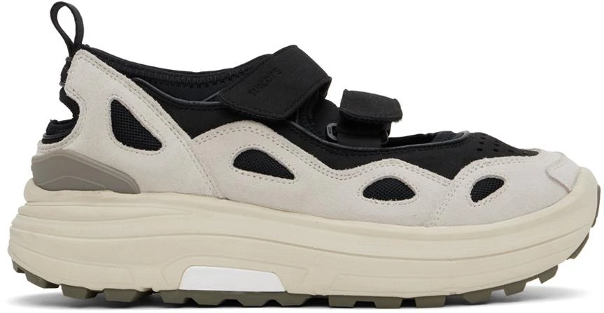 Suicoke Black & Off-White AKK-2 Sneakers 1