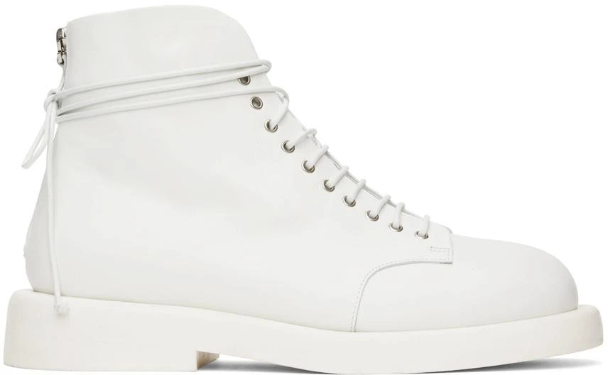 Marsèll White Gomme Gommello Boots 1