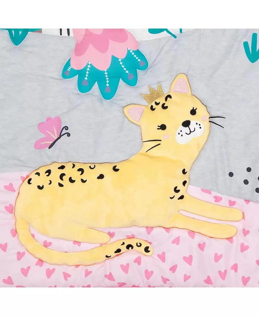 Bedtime Originals Rainbow Jungle Elephant/Leopard 3-Piece Baby Crib Bedding Set 5